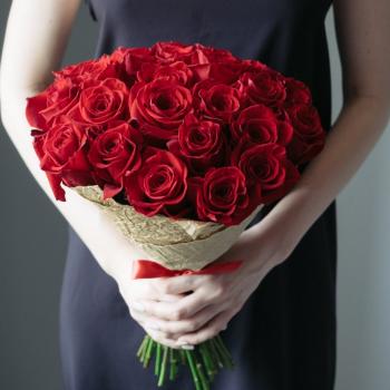 Букет Красные розы 40 см