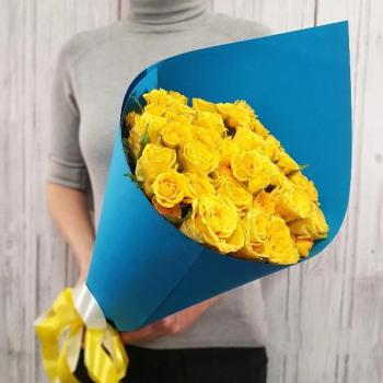 Букет Желтые розы артикул: 244160